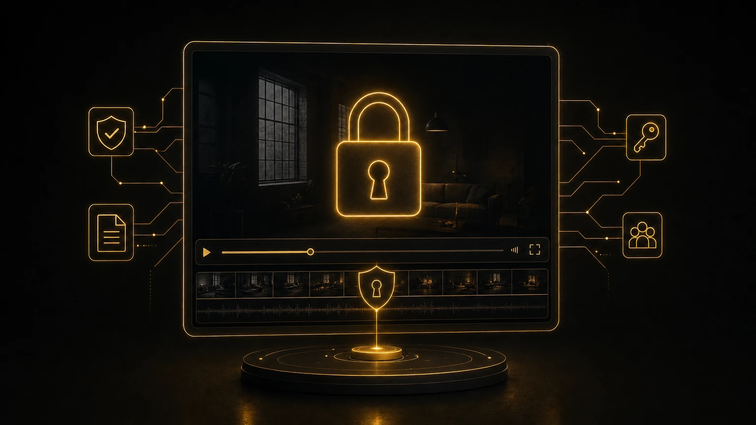 Password-Protected Video Sharing for Confidential Projects